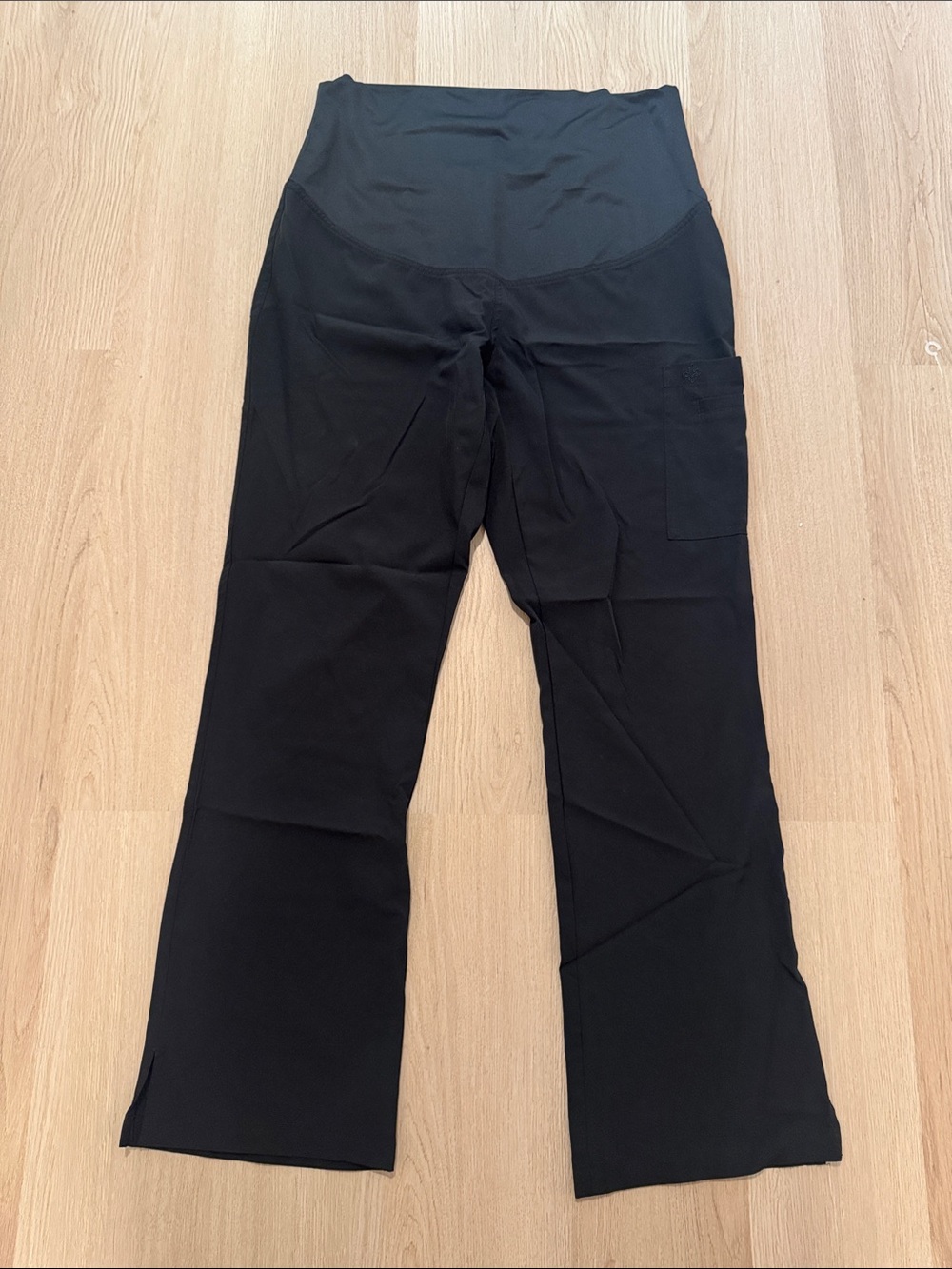 Med Couture Black Maternity Scrub Pants Small